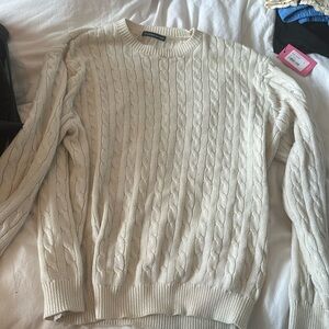 Brandy melville ivory sweater OS
